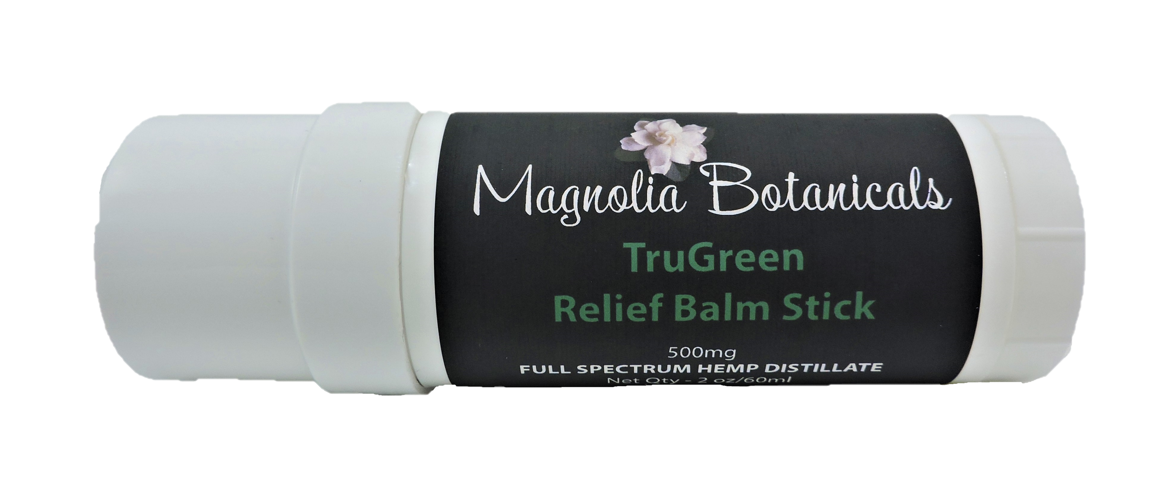 Magnolia Botanicals TruGreen Relief Balm Stick with 600mg Full Spectrum Hemp Extract